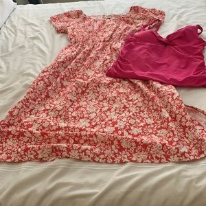 Bundle - Universal Thread Sundress with Pockets, Swim Top